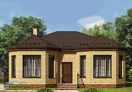 Проект каменного дома К-85