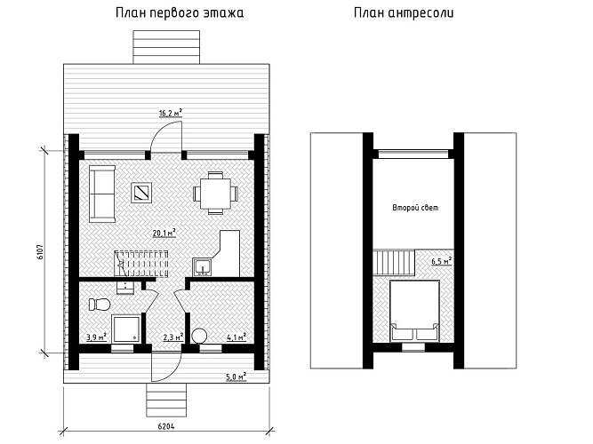 Проект каркасного дома КД-37