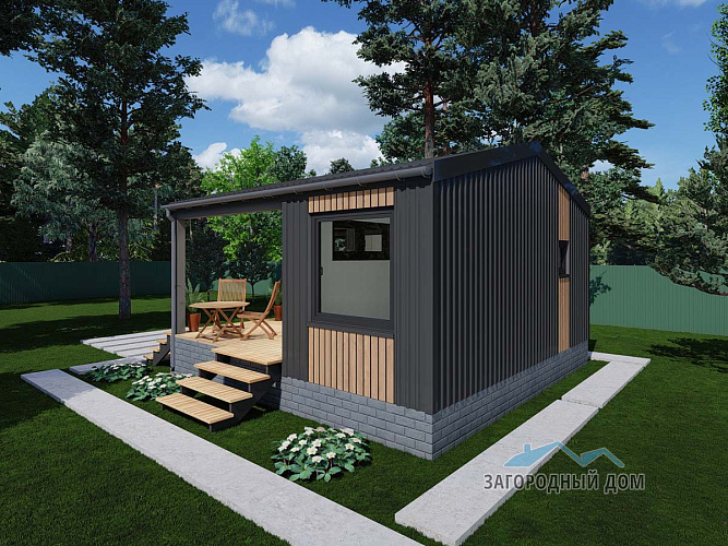 Проект каркасного дома КД-36