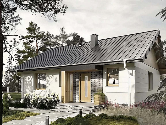 Проект каменного дома К-77/1