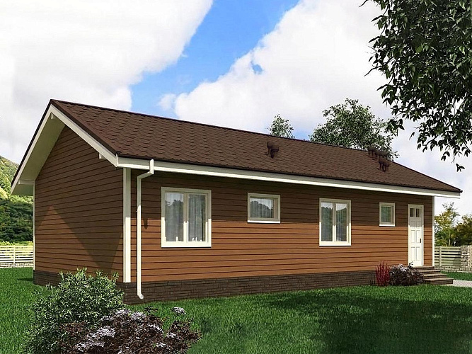 Проект каркасного дома КД-118/1