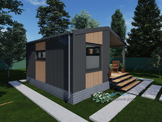 Проект каркасного дома КД-36