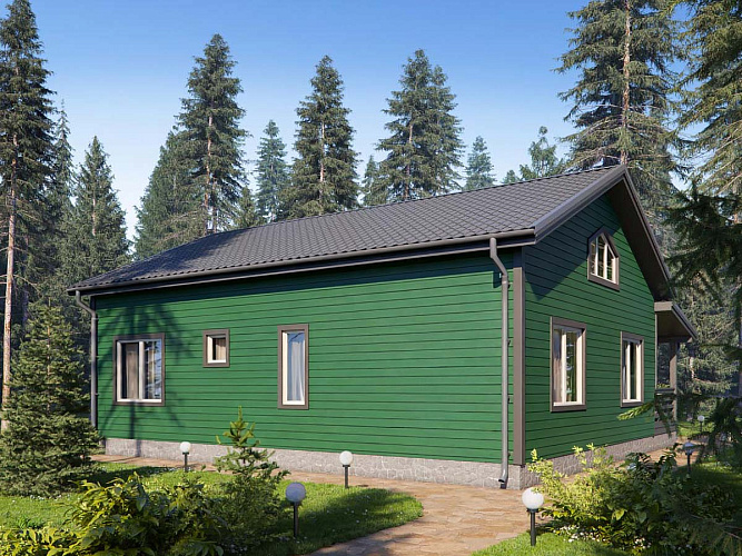 Проект каркасного дома КД-100/1