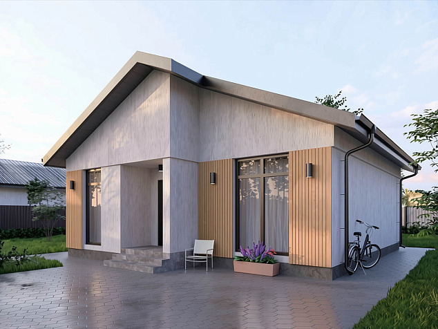 Проект каменного дома К-60/1