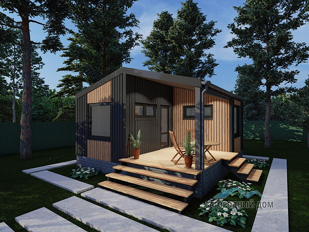 Проект каркасного дома КД-36