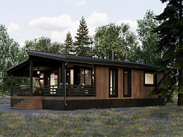 Проект каркасного дома КД-67/1