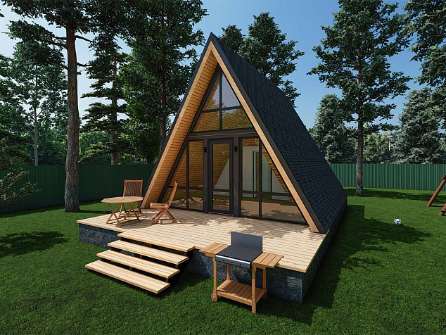 Проект каркасного дома КД-37