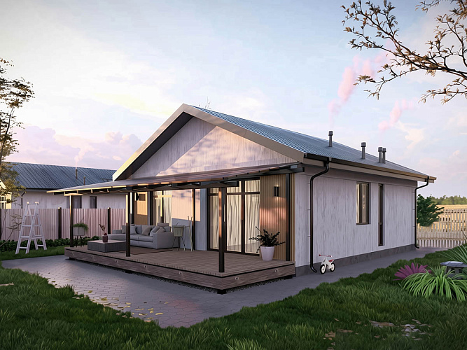 Проект каменного дома К-60/1