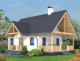 Проект каркасного дома КД 80/1