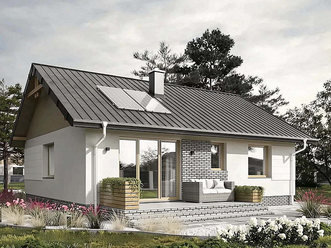 Проект каменного дома К-77/1