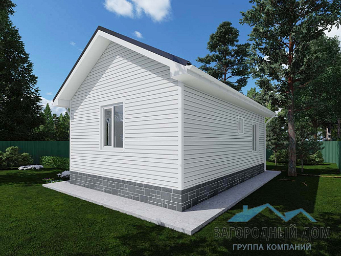 Проект каркасного дома КД-54